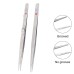 Anti-Slip Pointed With Lock Groove Diamond Tweezers