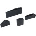 4 PCS Sanding Blocks Leather Burnisher Sandpaper Holder