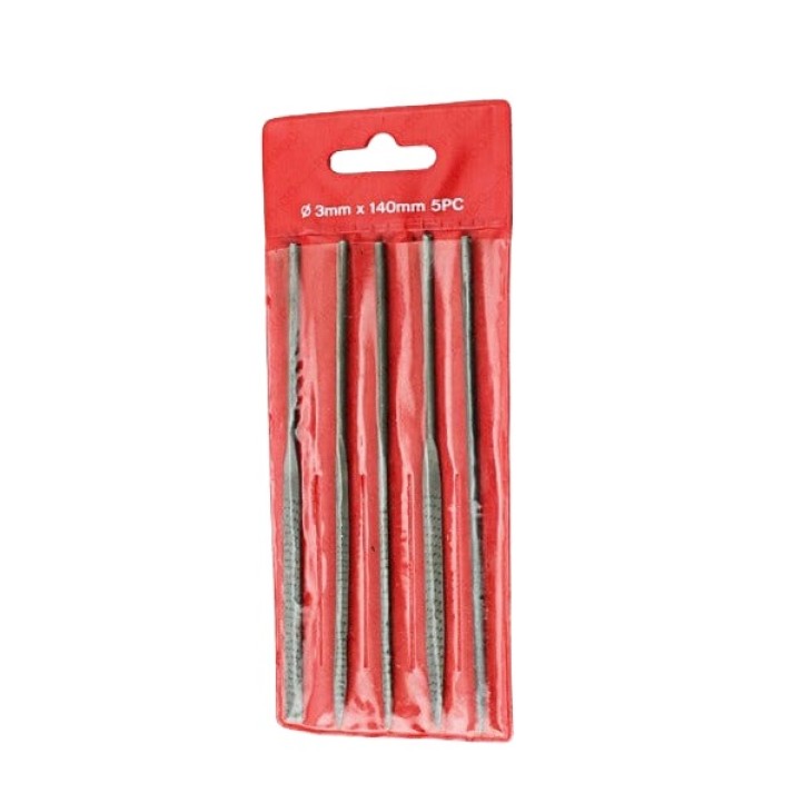 5pcs 180mm Wax Needle Files Set