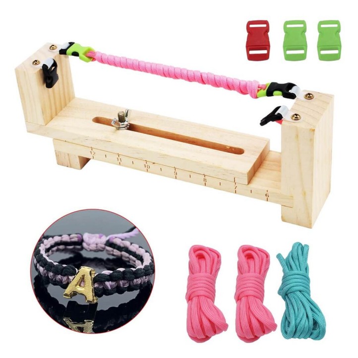Adjustable Length Paracord Jig Bracelet Maker